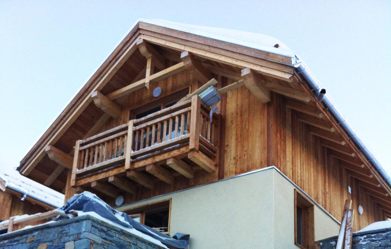 Odalys Chalet Le Pure Altitude Villa Valloire Bagian luar foto